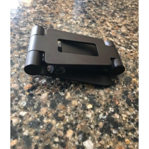 Dual Folding Cell Phone Stand, Fully Adjustable Foldable Desktop Phone Holder - Picture 3 of 4